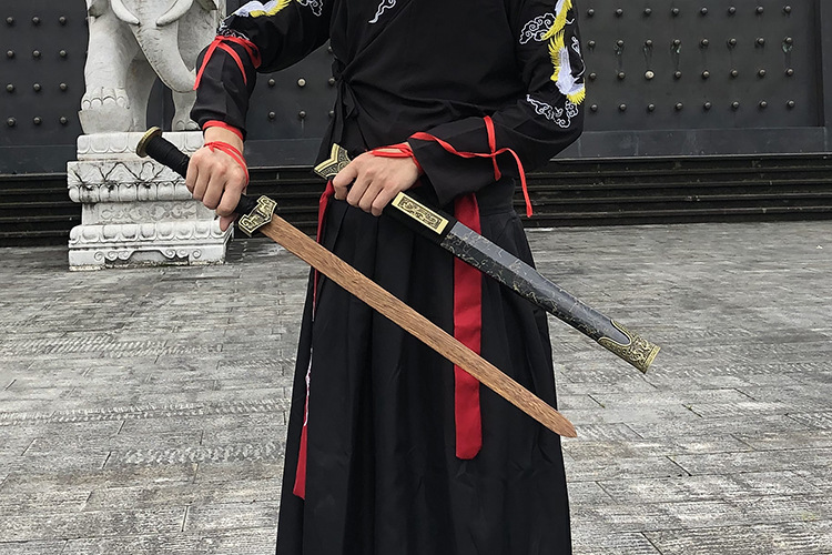 龙泉市木汉剑木质刀剑带鞘古风武侠宝剑汉服佩剑cos表演道具武术