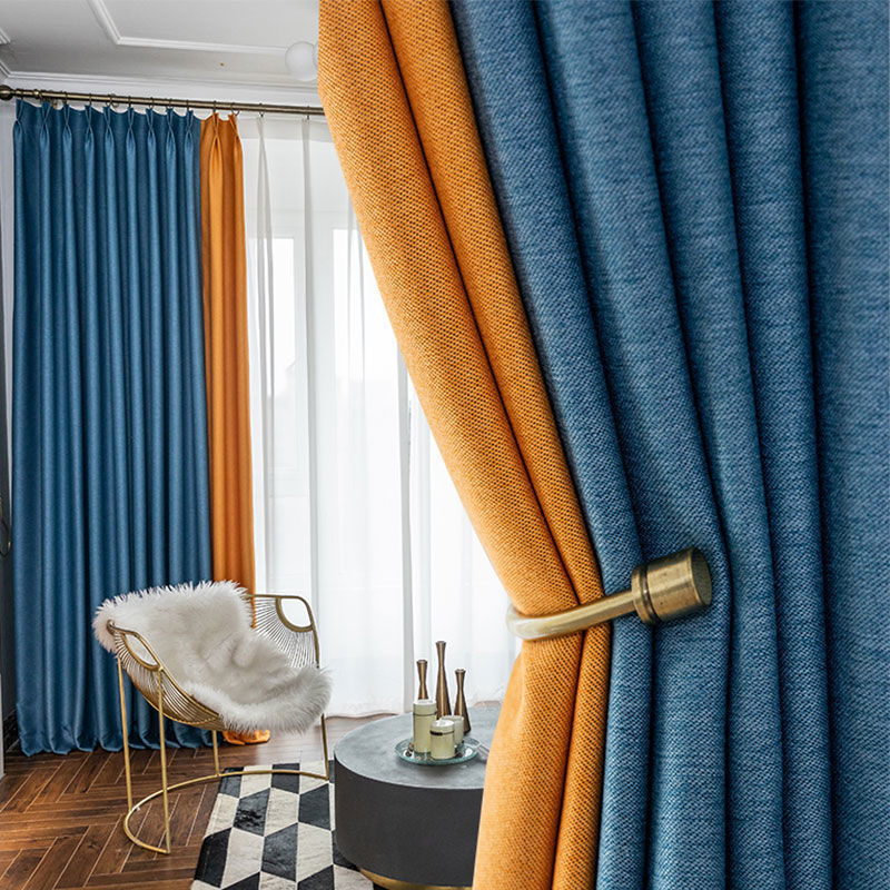 窗帘卧室遮光家用加厚全遮光双开客厅大气新款飘窗客厅高档豪华纱