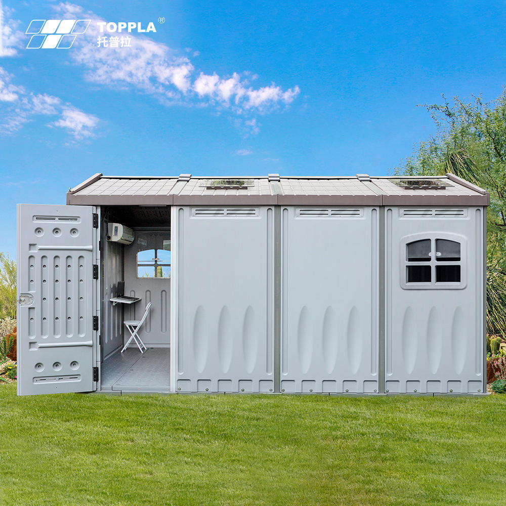 加工定制拆装式简易房屋户外全塑料活动住人房活动板房成品厂家
