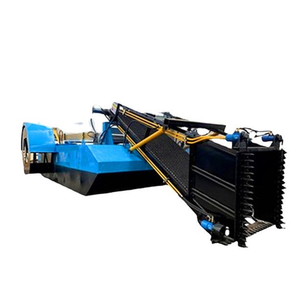 自动卸料水浮莲清理设备 剪水草船水葫芦收割机 水上浮萍打捞设备