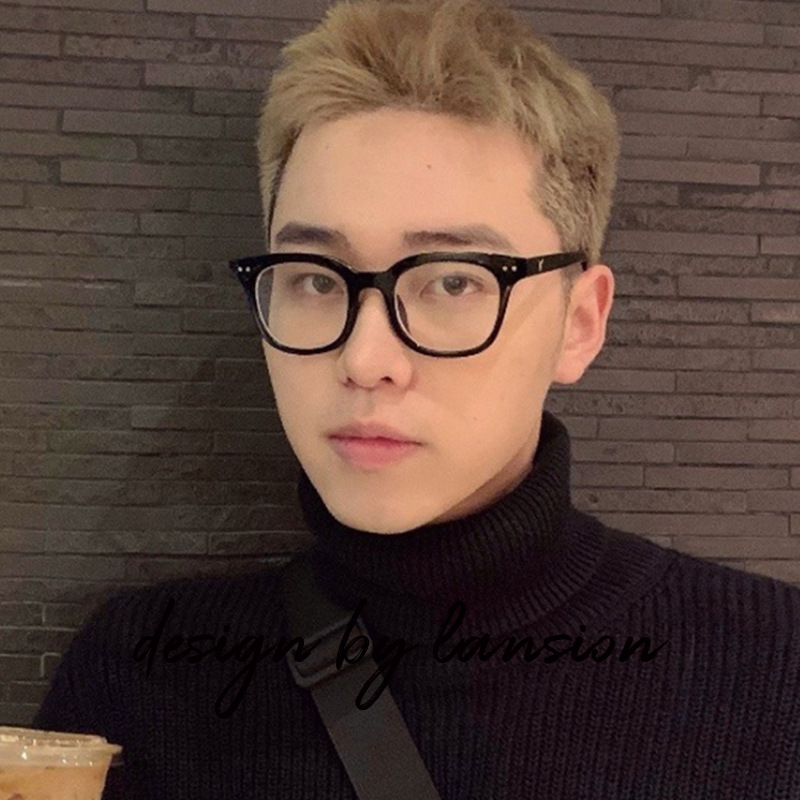 2021复古黑色粗框眼镜男韩版潮防蓝光素颜网红超轻tr90大框眼镜架