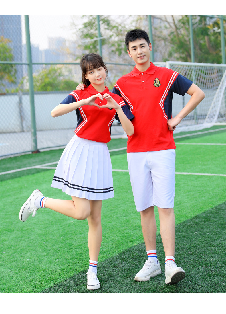 中学生校服套装学院风毕业班服夏季高中生运动会服装新款校服