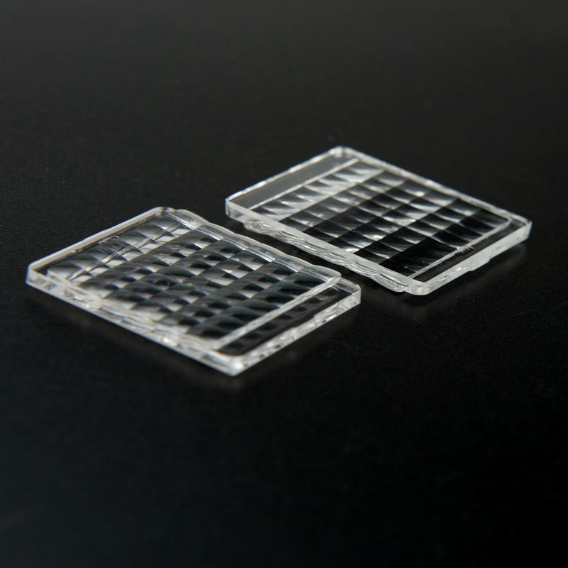 光学玻璃复眼透镜 阵列透镜投影机镜片 3d打印机紫外曝光镜片zph