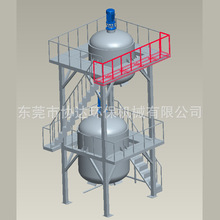 真空加热反应釜 5吨胶水熔解罐 3吨电加热双层不锈钢搅拌机搅拌桶