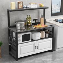 厨房不锈钢操作台切菜桌子家用储物柜简易多功能置物架切菜台灶台