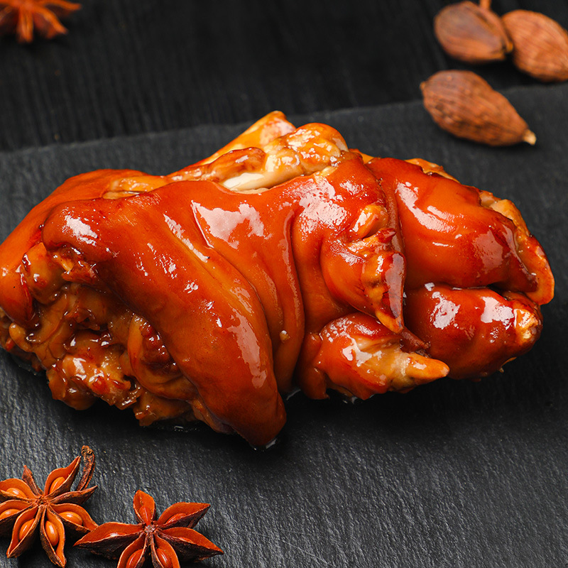 网红猪胶汁猪蹄 代发460g即食q弹爽滑猪脚卤味香辣猪手熟食