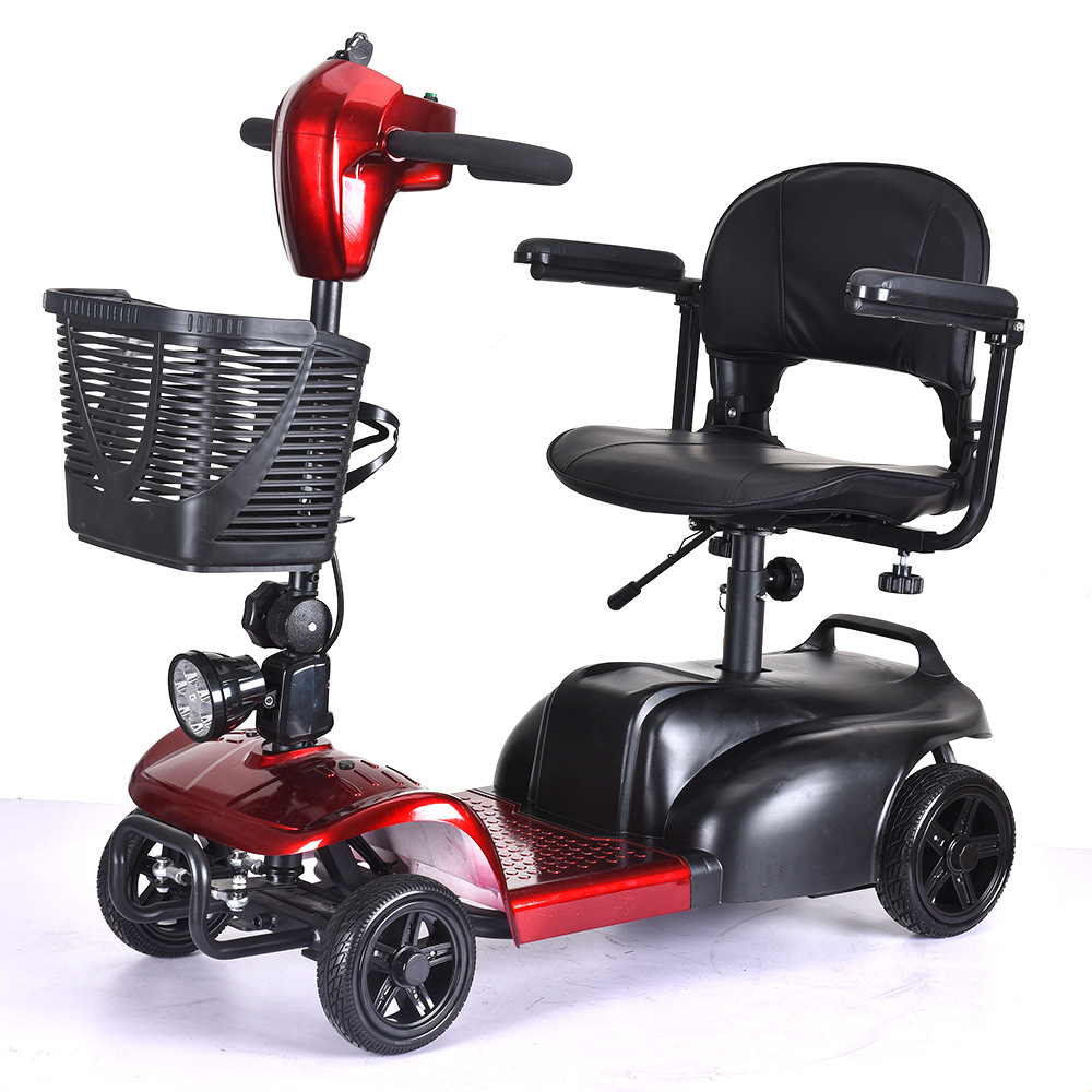 Smart Four-Wheel Electric Vehicle Elderly Scooter Foldable Home Elderly Pick-up Children Battery Car