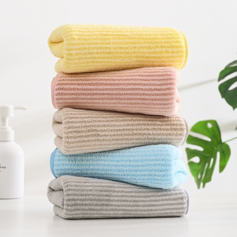 Wholesale Warp Knitted Coral Fleece Blype Towel Foreign Trade Water-Absorbing Quick-Drying Household Face Towel Hand Towel Face Towel Delivery