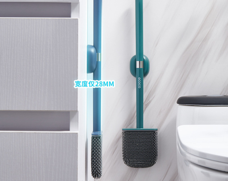 Toilet Cleaning Long Handle Soft Rubber Brush