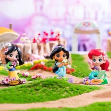 迪士尼经典公主花园梦盲盒潮玩具可爱少女心手办公仔摆件