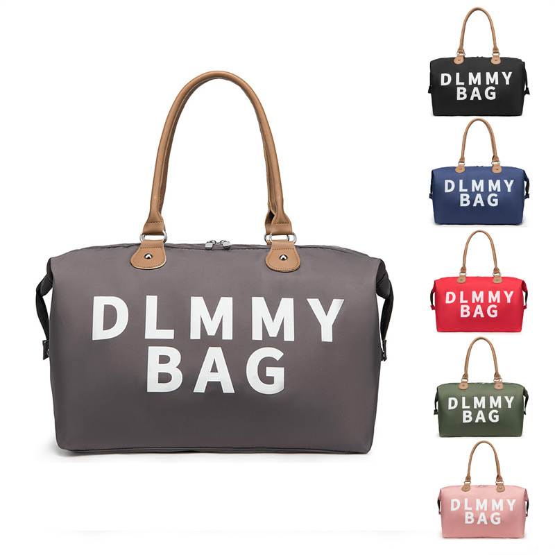 Cross-Border New Mummy Bag Three-Piece Baby Diaper Bag Fashion Portable Tote Mother Bag Travel Bag