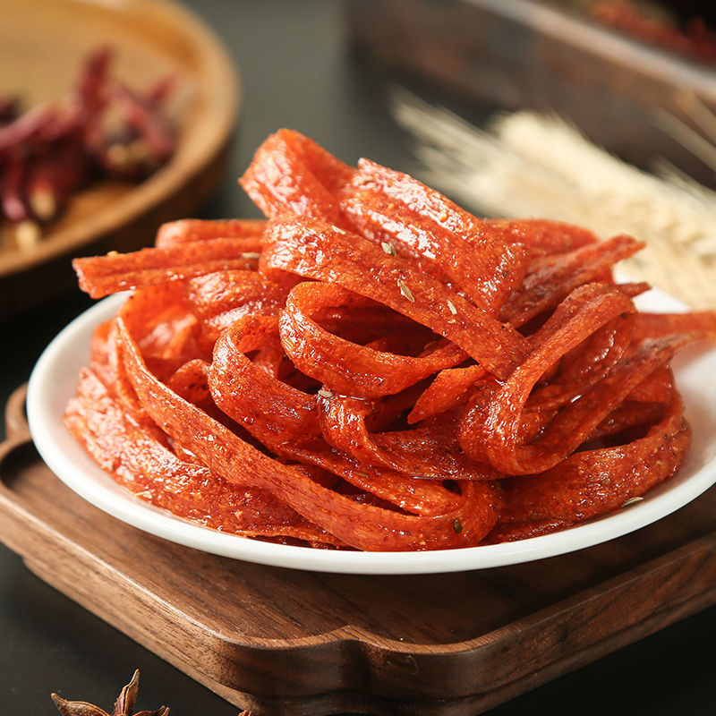 香油条辣条湖南汨罗特产周氏香油条儿时怀旧麻辣条零食批发