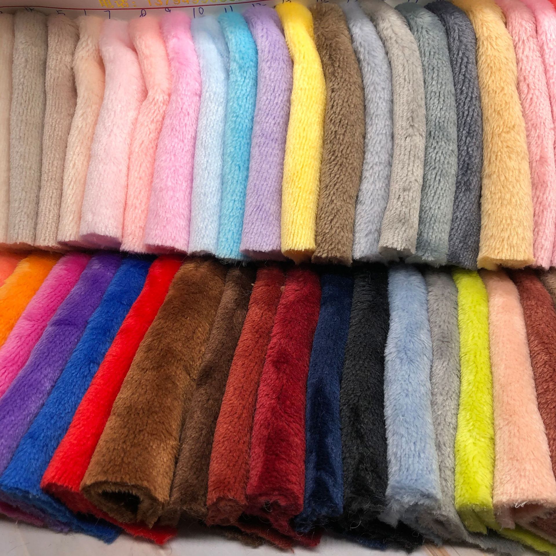 新款280g双面法兰绒 双面貂绒 素色法兰绒家纺睡衣地毯玩具料现货