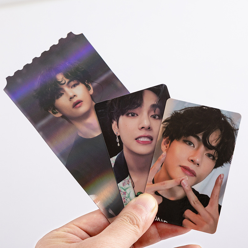 票根27g-材质:同款铜版纸bts map of the soul on:e photocard防弹