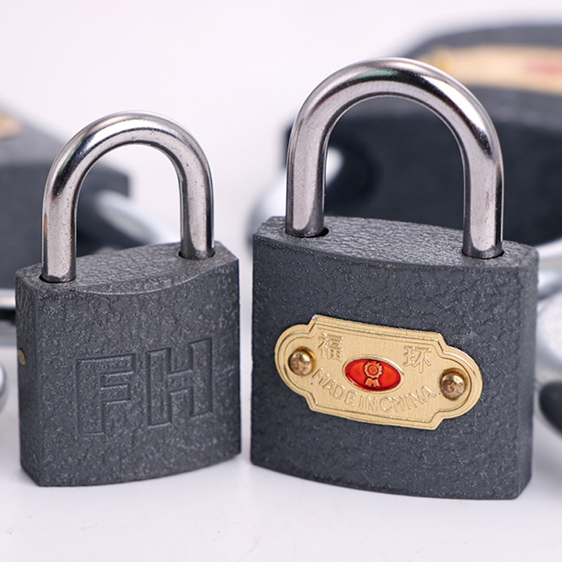 老式挂锁通用防盗锁具家用铁挂锁宿舍柜子电表箱小锁头仓库大门锁