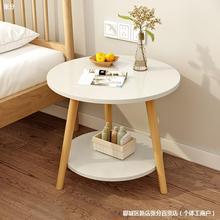 简约现代卧室床头柜床头桌双层简易床边柜小型出租房儿童置物桌