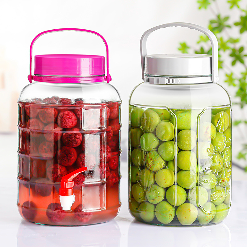 泡酒玻璃瓶专用酒桶带龙头装杨梅空瓶酒罐果酒食品级酒瓶子密封罐