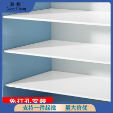 柜子隔层衣柜分层隔板分层架橱柜置物架鞋柜收纳分隔层板木板