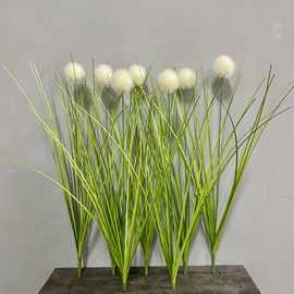 仿真毛球仿真绿植网红室内造景家居酒店商场装饰婚庆摄影道具跨境