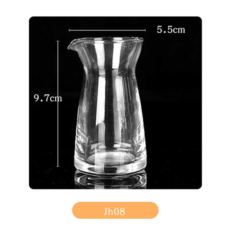 Manufacturer Supply Wholesale Transparent Glass Wine Decanter Liquor Fair Mug Red Wine Wine Decanter with Handle