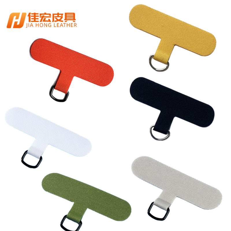 spot supply cross-border mobile phone gasket lanyard patch phone case fixed piece mobile phone strap card can be ordered logo
