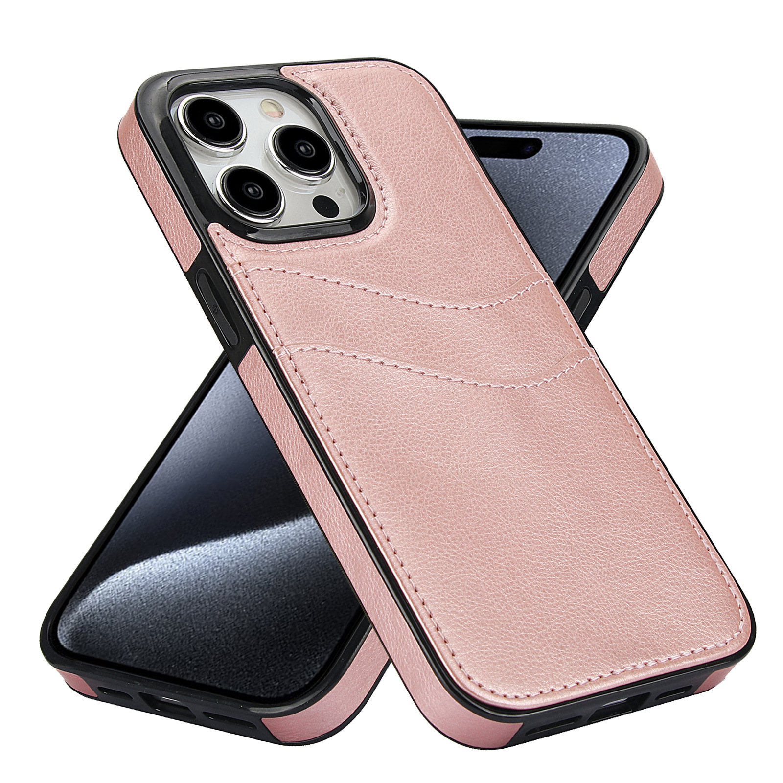 iphone15 pro max插卡手机壳适用苹果14保护套12防摔11手机壳皮套