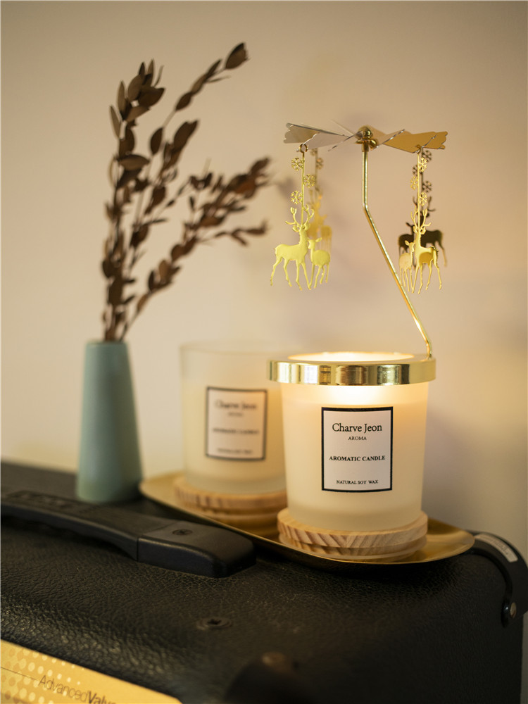 家用熏香安神助眠睡眠香氛浪漫情调情香薰蜡烛ins风礼盒卧室摆件