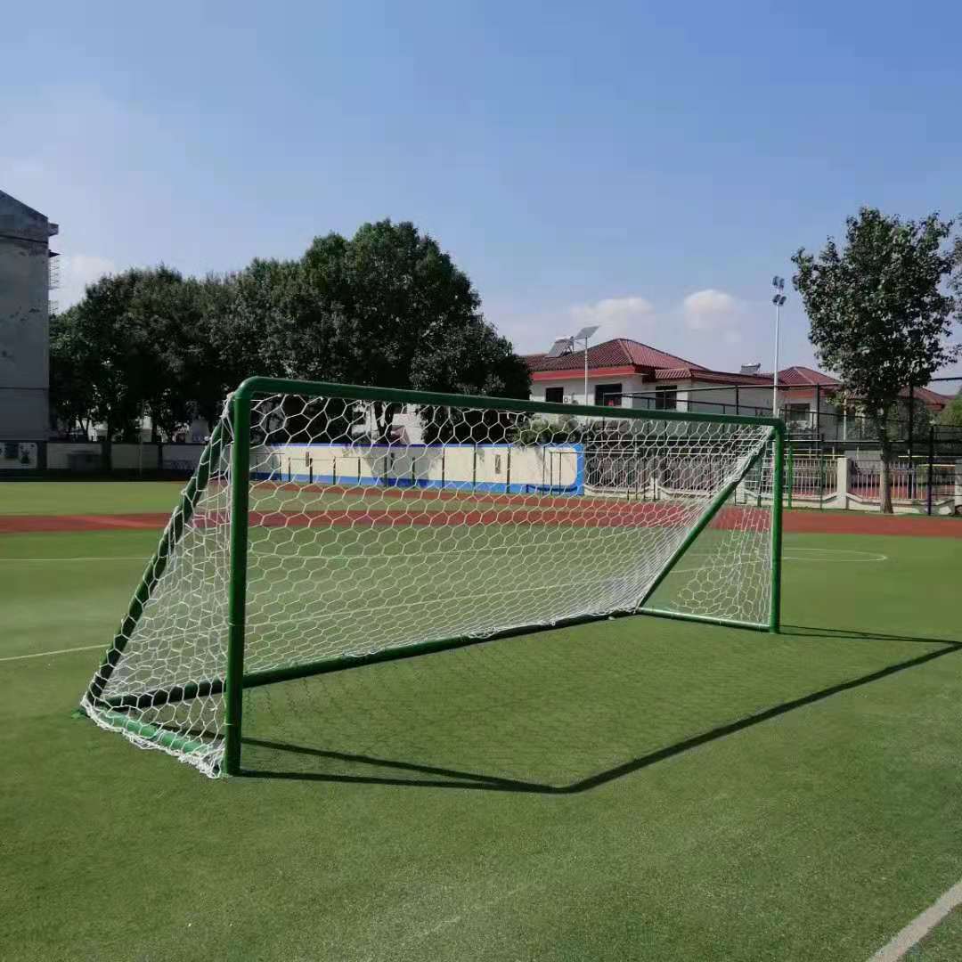 足球网涤纶无结六边形儿童足球门网球门网11人制7人5人便携足球网