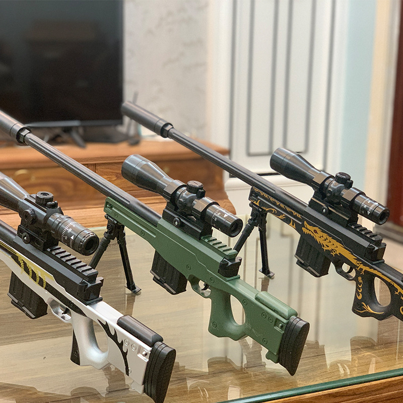 awm大号狙击枪五爪金龙吃鸡装备冲锋枪发射软弹精英男孩玩具
