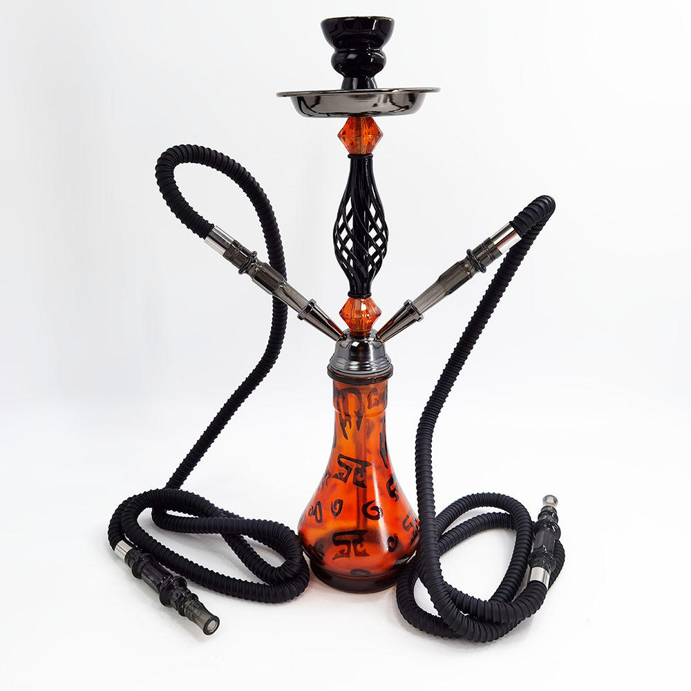 跨境货源阿拉伯水烟全套 酒吧双人水烟壶 铁水烟壶配件 shisha