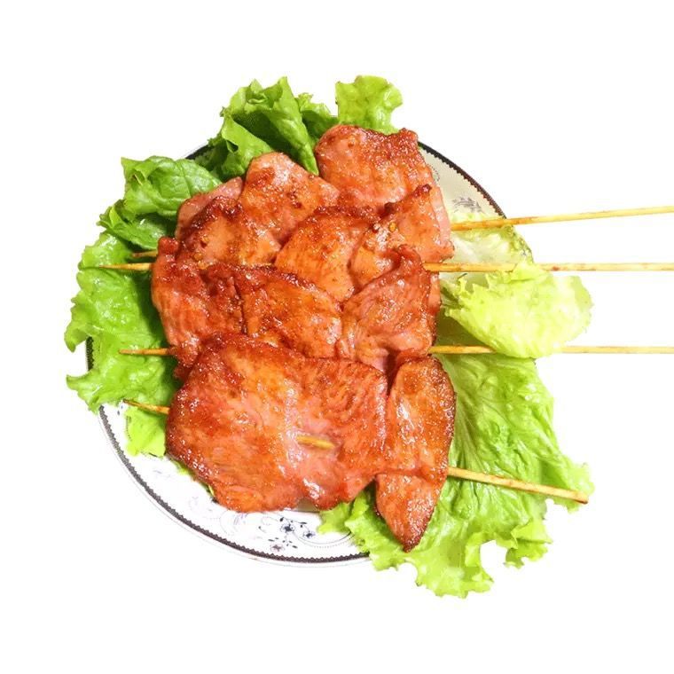 里脊肉片油炸商用手抓饼里脊肉串家用新鲜冷冻里脊肉炸串烧烤食材
