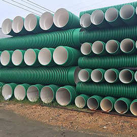 pp-hm高强度双壁波纹管sn10级 海棉城市政小区地下排污水管网系统