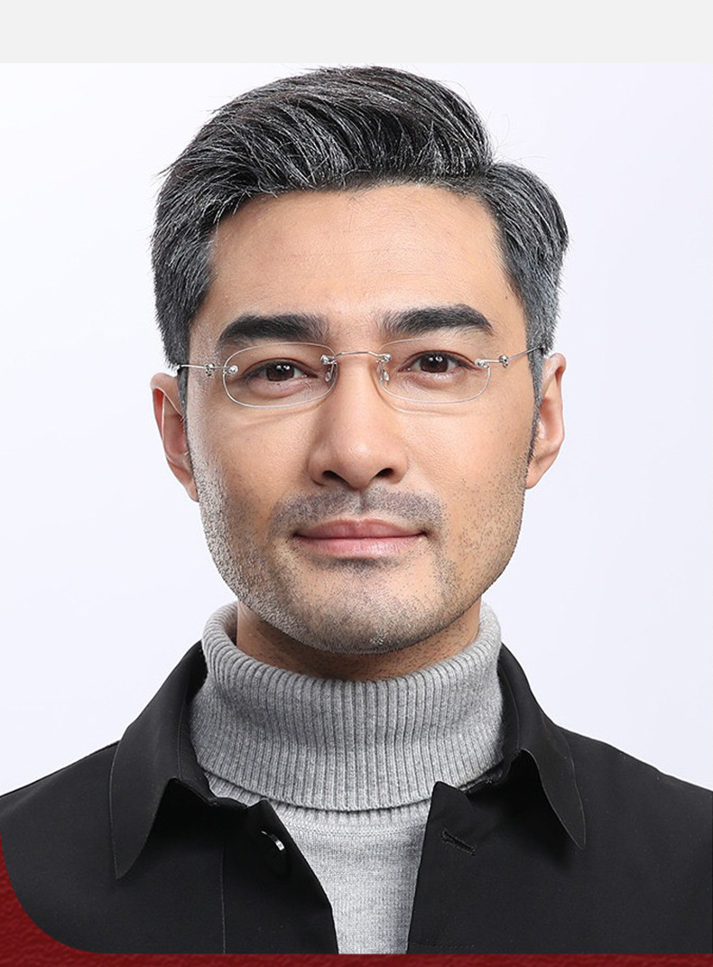 老人100正品老花镜 高清超轻无框时尚老光眼镜 男女老年阅读镜815