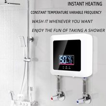 跨境即热式电热水器小型家用厨房快速热恒温变频过水热淋浴洗澡机