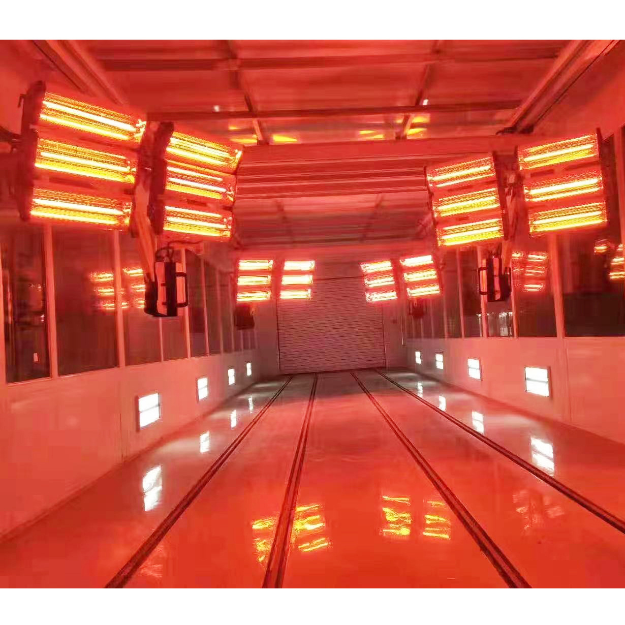 中涂房三维红外线烤灯 汽车烤漆灯