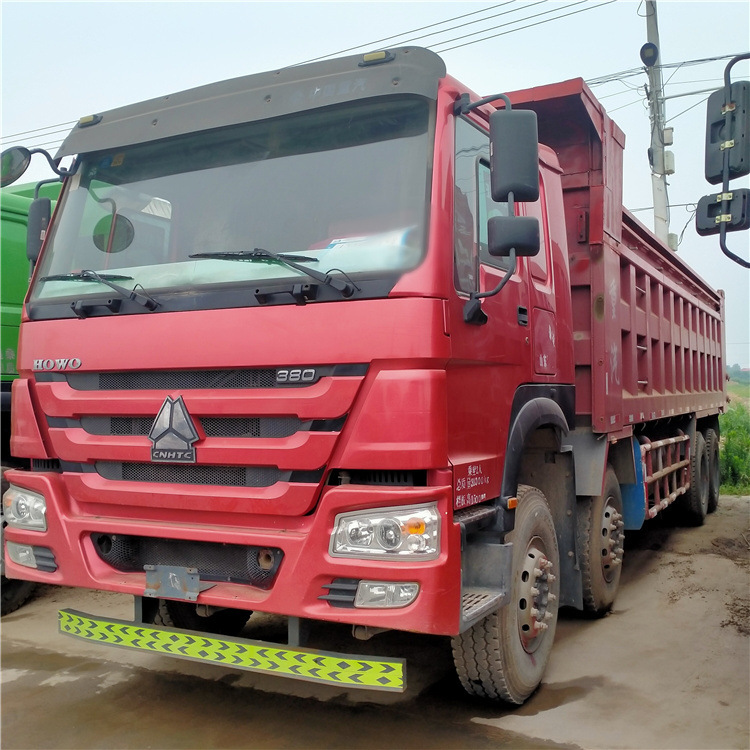 豪沃二手自卸工程车 渣土后翻车报价 前四后八渣土后翻自卸车