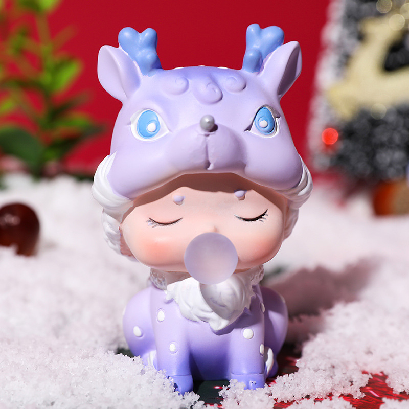 龙年吉祥物国潮吉祥瑞兽盲盒手办创意树脂桌面摆件男孩礼物批发