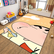 卡通地毯蜡笔小新可爱卧室ins儿童房床边毯动漫家用简约满铺地垫
