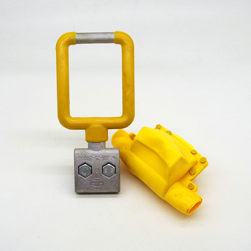 接地线夹jdl50240系列绝缘接地线夹一体式硅胶验电式接地环