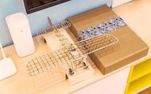dwhobby木质拼装3D骨架飞机布莱里奥模型玩具拼图手工木制航模