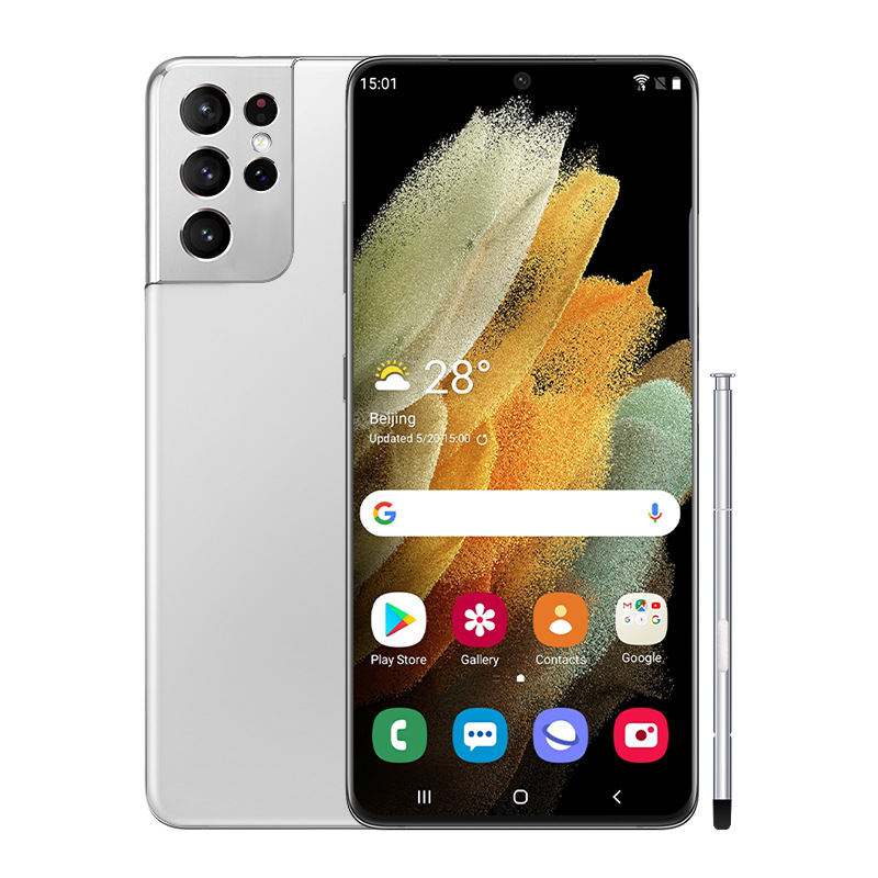 新款note21u跨境手机 6.6寸真穿孔外贸安卓智能手机海外工厂代发