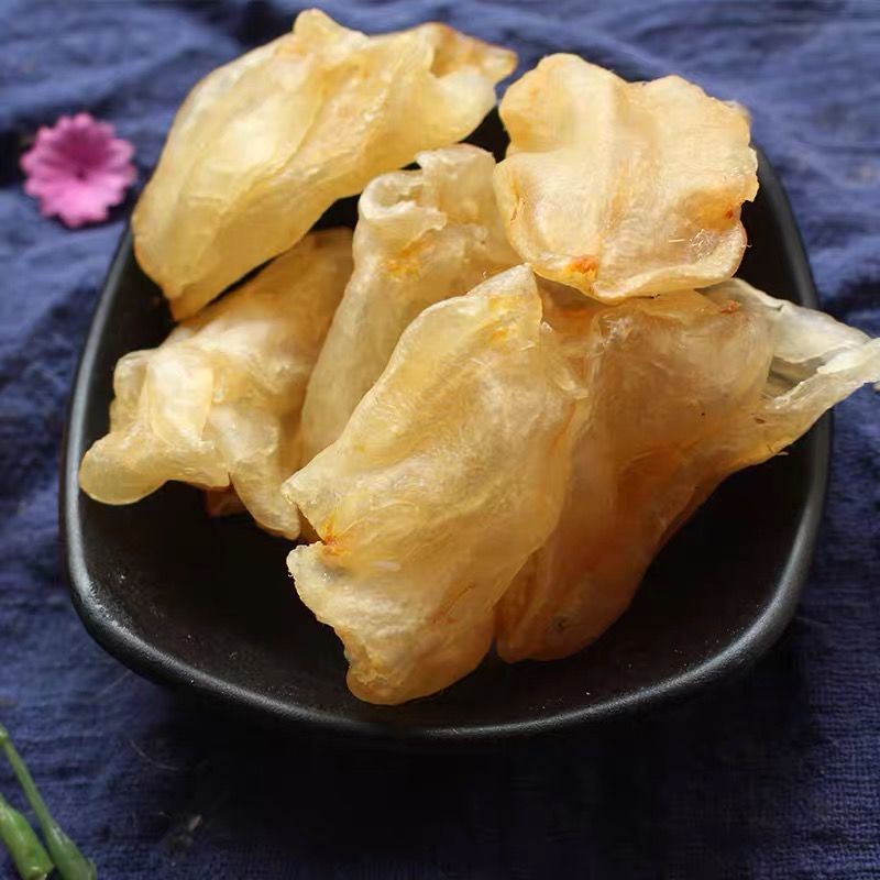 石斑鱼胶干货正品花胶蝴蝶胶鱼鳔鱼泡鱼肚低腥味深海野生黄花胶筒