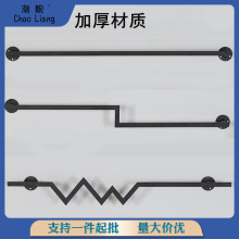 墙上衣架店服装店展示架正侧挂组合货架上墙装饰架壁挂式挂衣服架