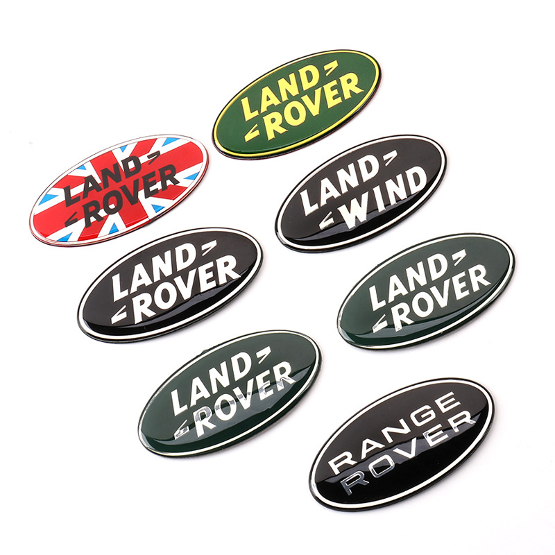 适用于路虎揽胜极光改装land rover后标 range rover中网标后尾标