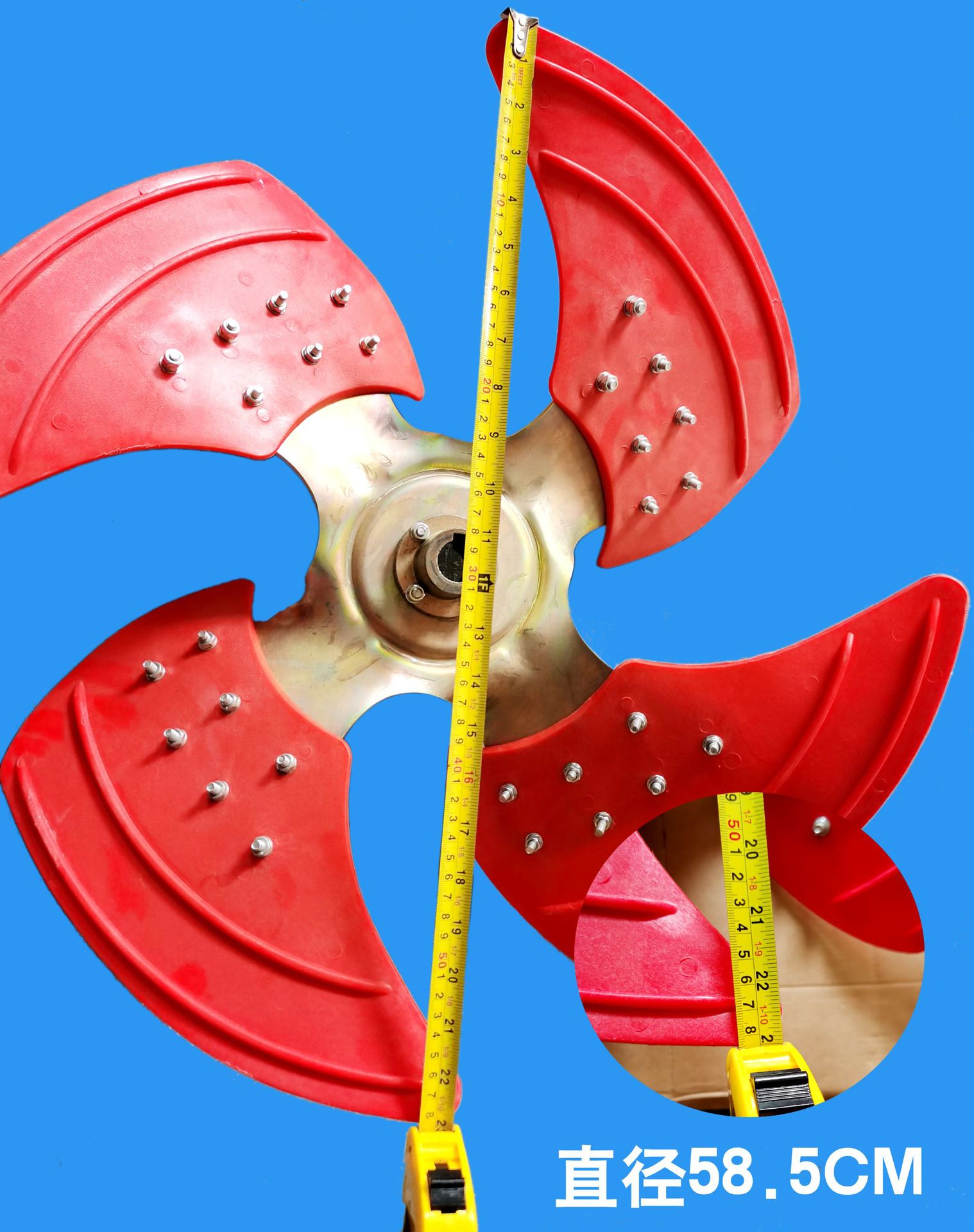 工业冷风机环保空调水冷空调专用三片塑胶风叶片塑铁风叶厂家批发