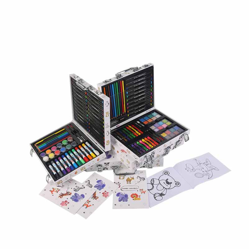 Children's Gift Brush Painting Kit Gift Box Children's Art Marker Pen Crayon Watercolor Pen Drawing Pen