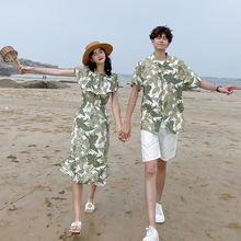 情侣装海南三亚海边旅游度假拍照沙滩裙连衣裙海滩裙超仙
