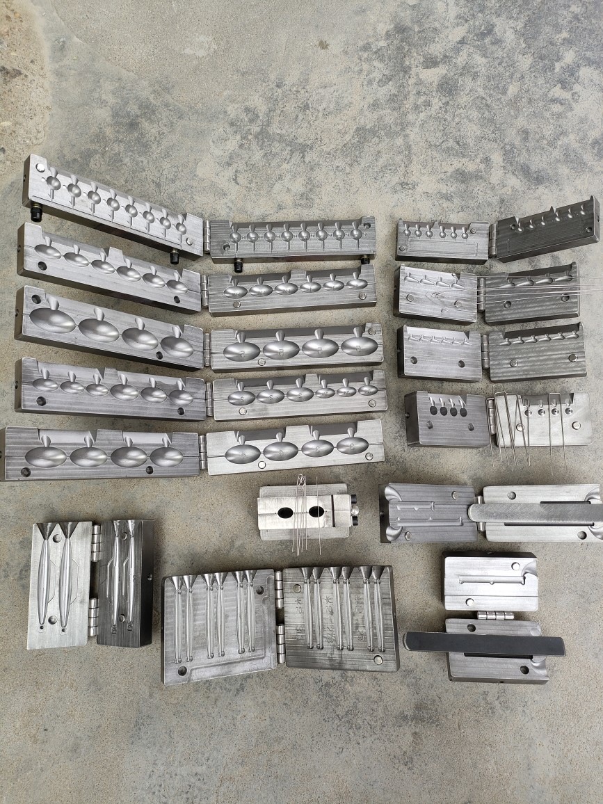 鱼网铅坠模具diy飞机坠挂环铅坠模具鱼钩网坠模具撒网-阿里巴巴