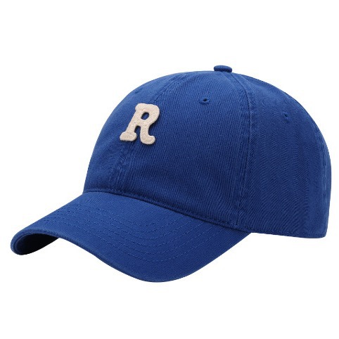 韩版小众R字母原创棒球帽刺绣明星同款软顶鸭舌帽男女潮流