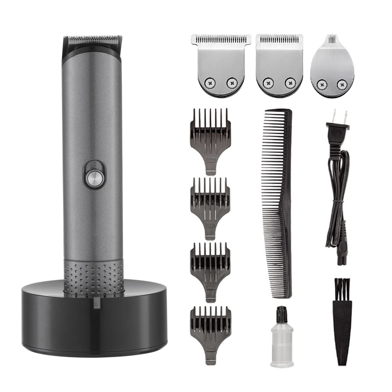 Cross-Border Three-in-One Set Multi-Functional Hair Clipper Electric Clipper Rechargeable Hair Salon Professional Hair Clipper Clippers